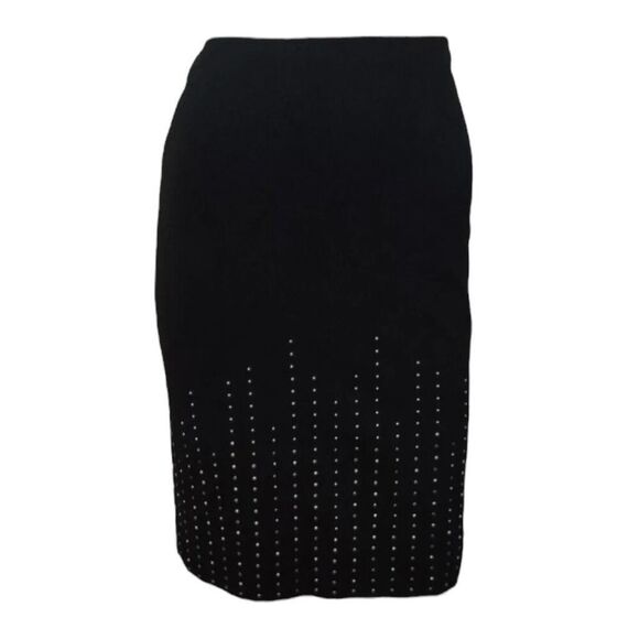 White House Black Market Studded Pencil Skirt 0 - Picture 1 of 6